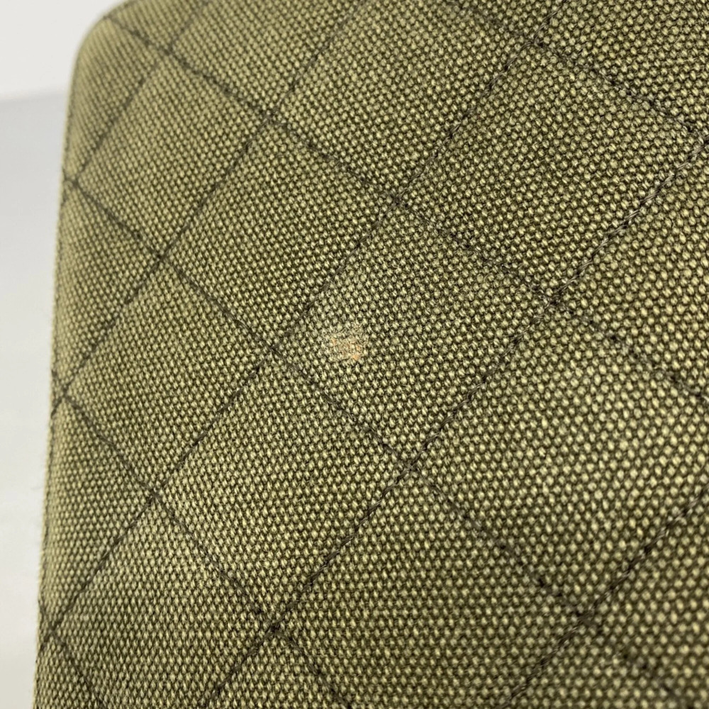 CHANEL Green Canvas Wallet - Picture 7 of 9